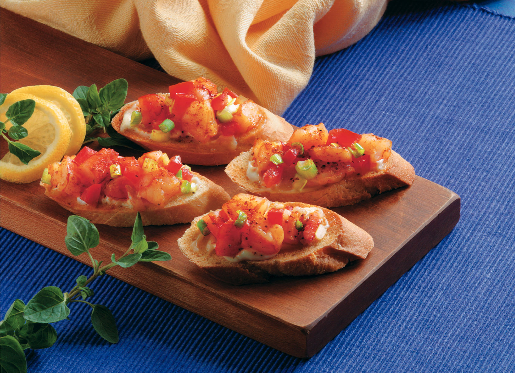 Old Bay bruschetta